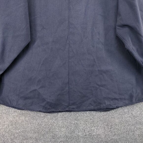 Subaru Men's Uniform Button Up Shirt Blue 2XL Long Sleeve Polycotton Blend - Picture 9 of 15
